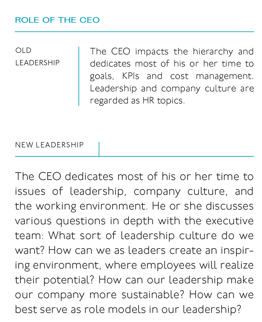 The new role of the CEO
