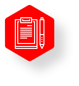 IronNet-Cyber Assessment Tool-How it works-Pen and notepad icon
