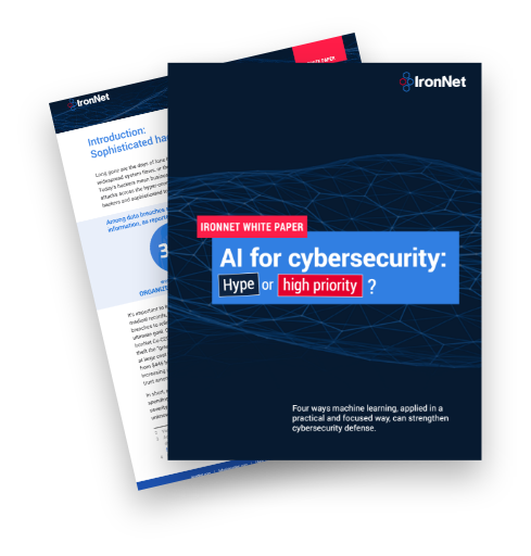 IronNet-White Paper-AI for cybersecurity-Cover Image