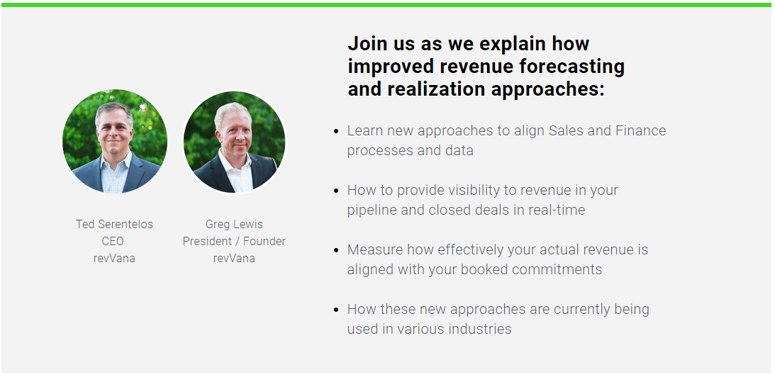 Why Revenue Realization is Crucial for Sales and Finance screen shot