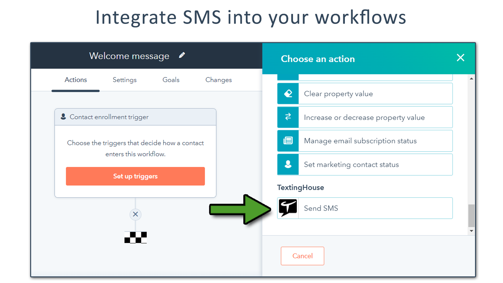 Integrate SMS into your workflows