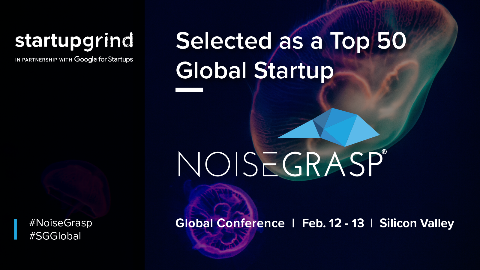 press-release-noisegrasp-selected-exhibit-startup-grind-global-conference