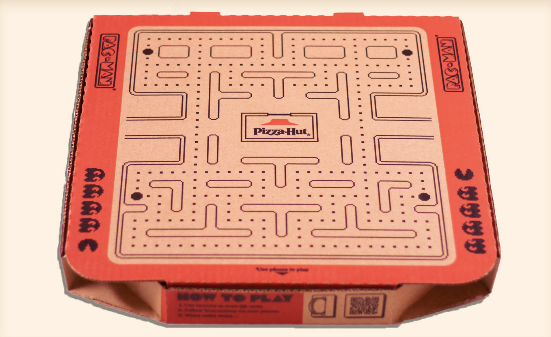 pizza hut pizza box