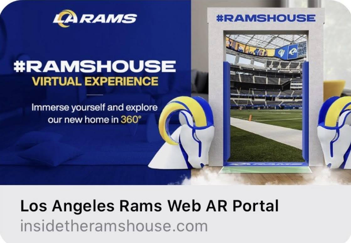 LA Rams hosts a tour of the new Rams House at SoFi Stadium