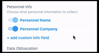 Custom Personnel Info