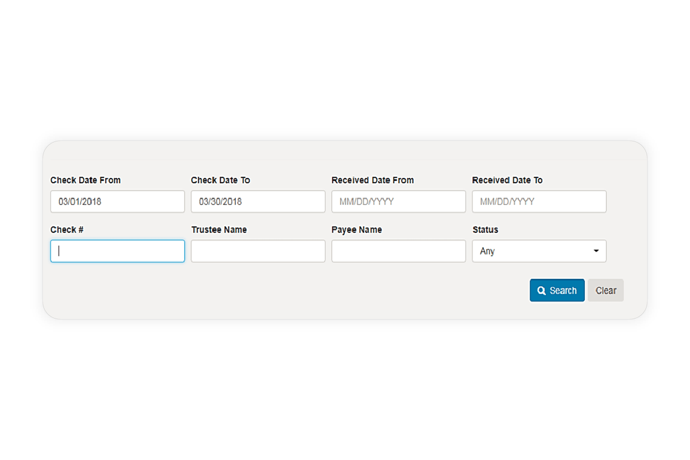 Automated Trustee Payment Matching