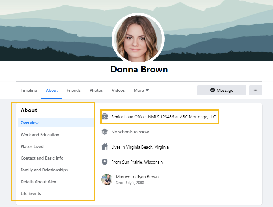 example profile