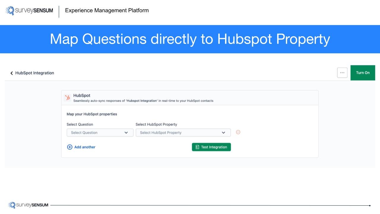 Trigger NPS/CSAT/CES/product surveys by using HubSpot’s workflow