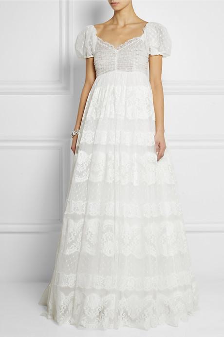 Dolce & Gabbana Lace-appliquéd Gown - EDITD.