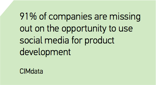 Social media data for product development | EDITED
