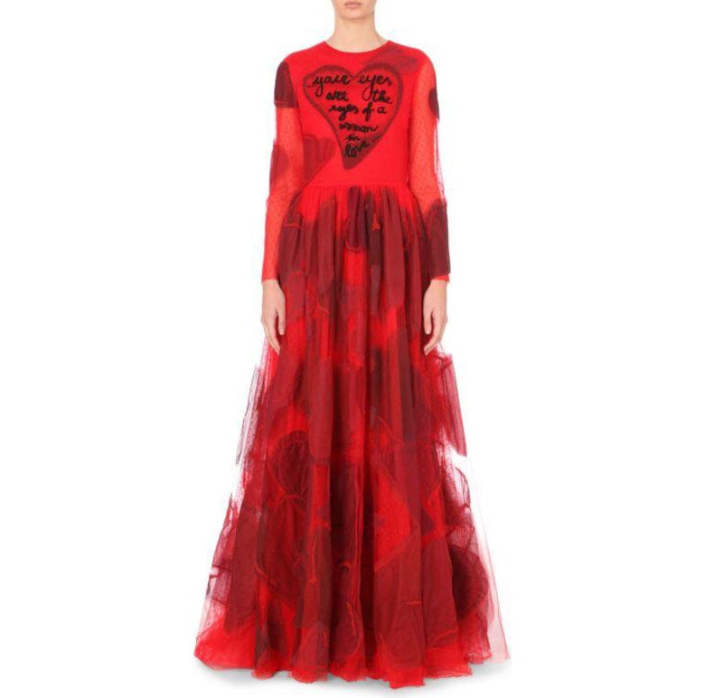 Valentino Embroidered Heart Gown - EDITD