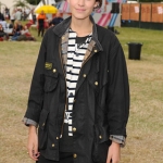 Alexa Chung in Barbour