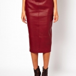 ASOS leather skirt