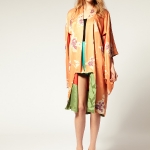 ASOS Premium Silk Printed Kimono