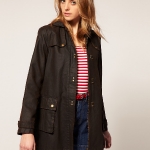 Asos Wax Jacket with Hood