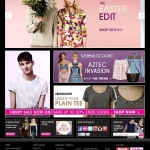 Boohoo homepage update 25th March