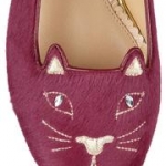 Charlotte Olympia kitty loafers at Net-a-Porter via EDITD