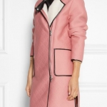 Pink neoprene coat by 3.1 Phillip Lim at Net-a-Porter