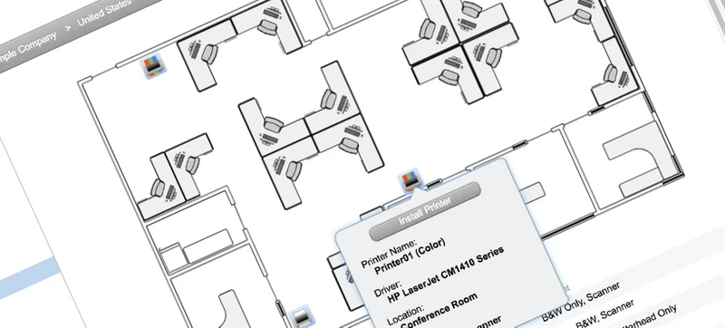 Administration centralisée et simplifiée des imprimantes
