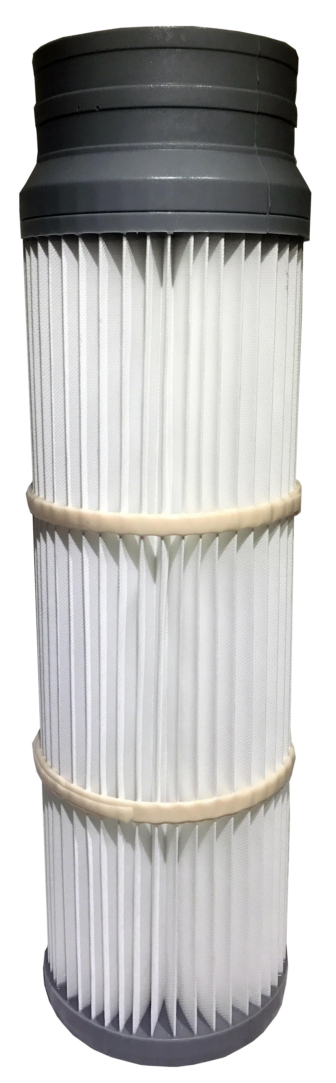 pleated filter cut
