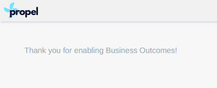 Confirmation message
