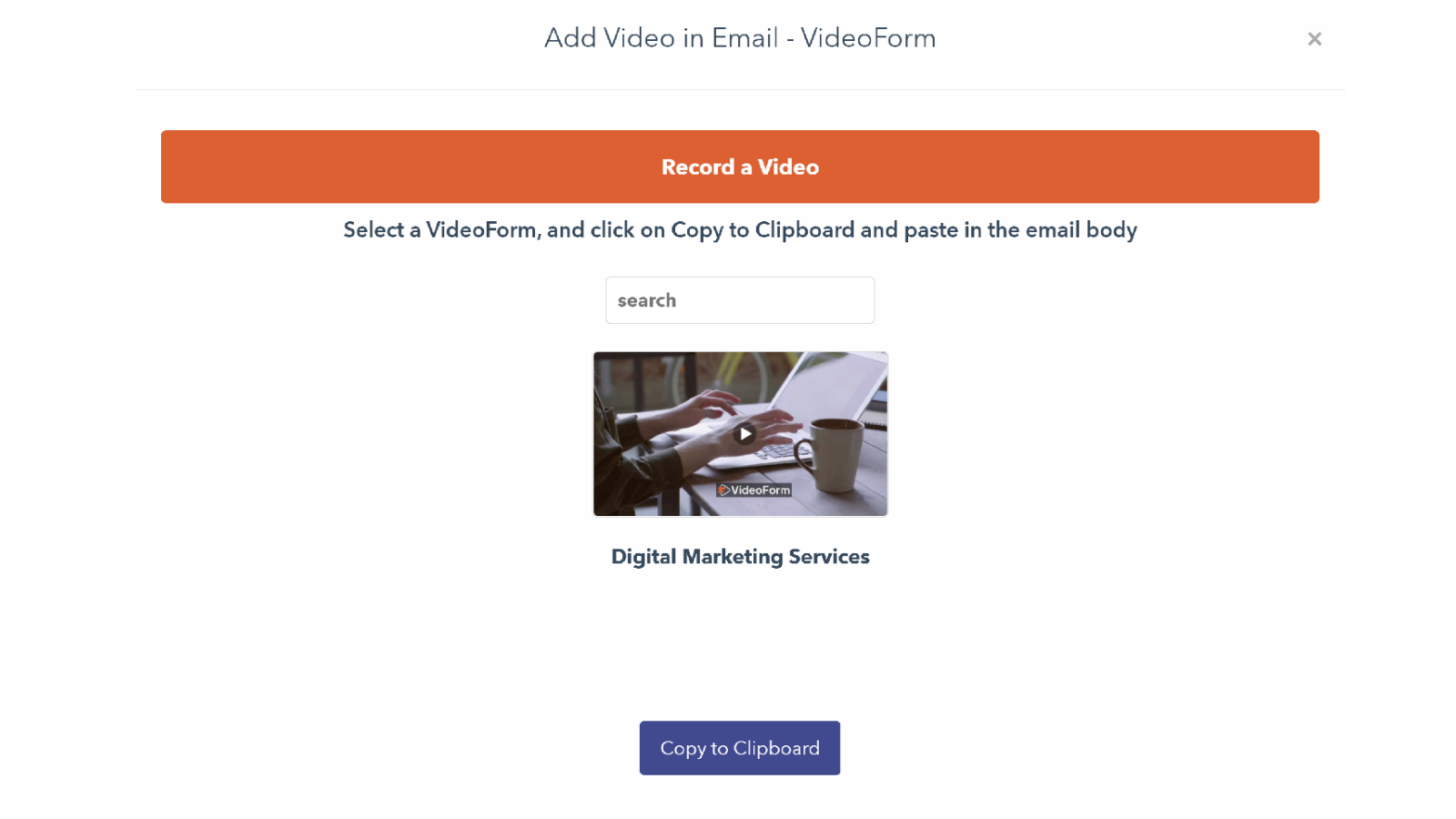 Record a new message or select from your library