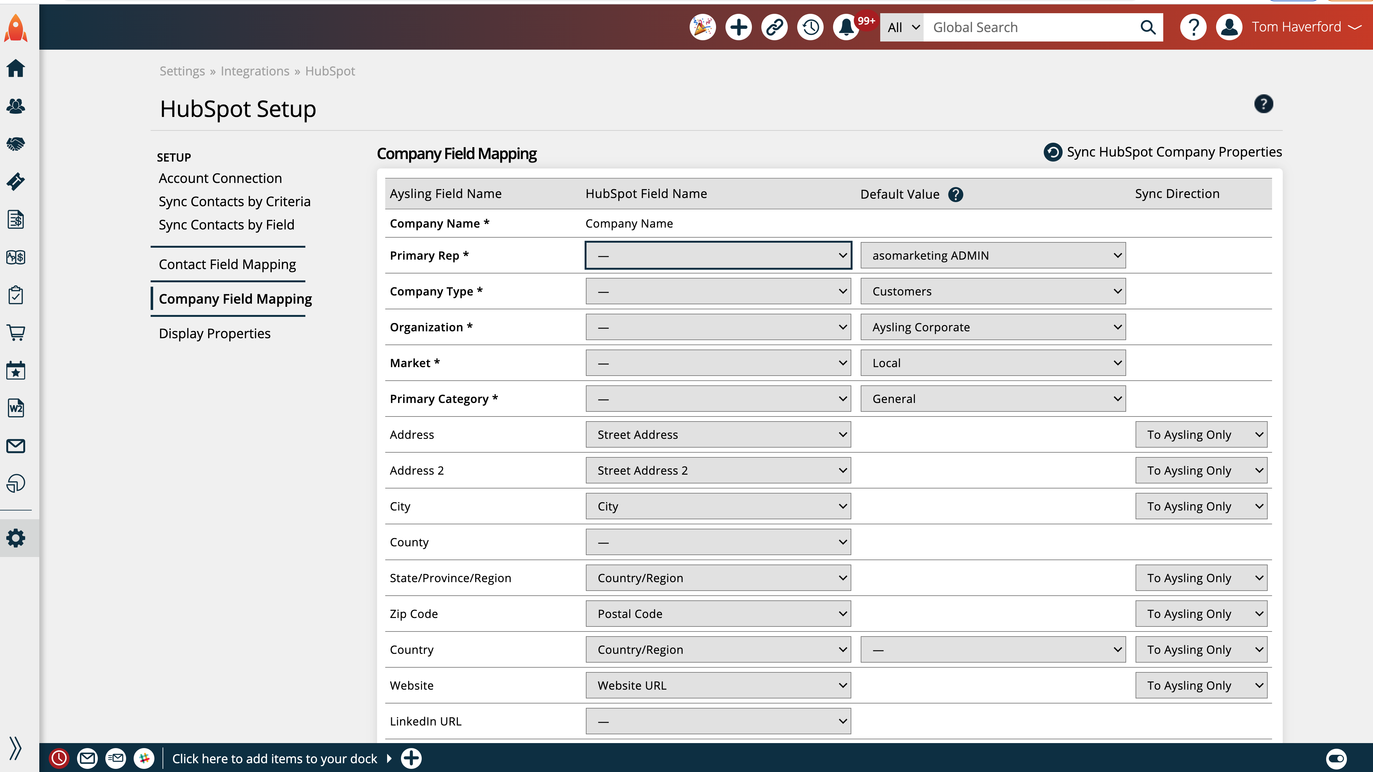 Mapping Properties and Fields, and Data Direction