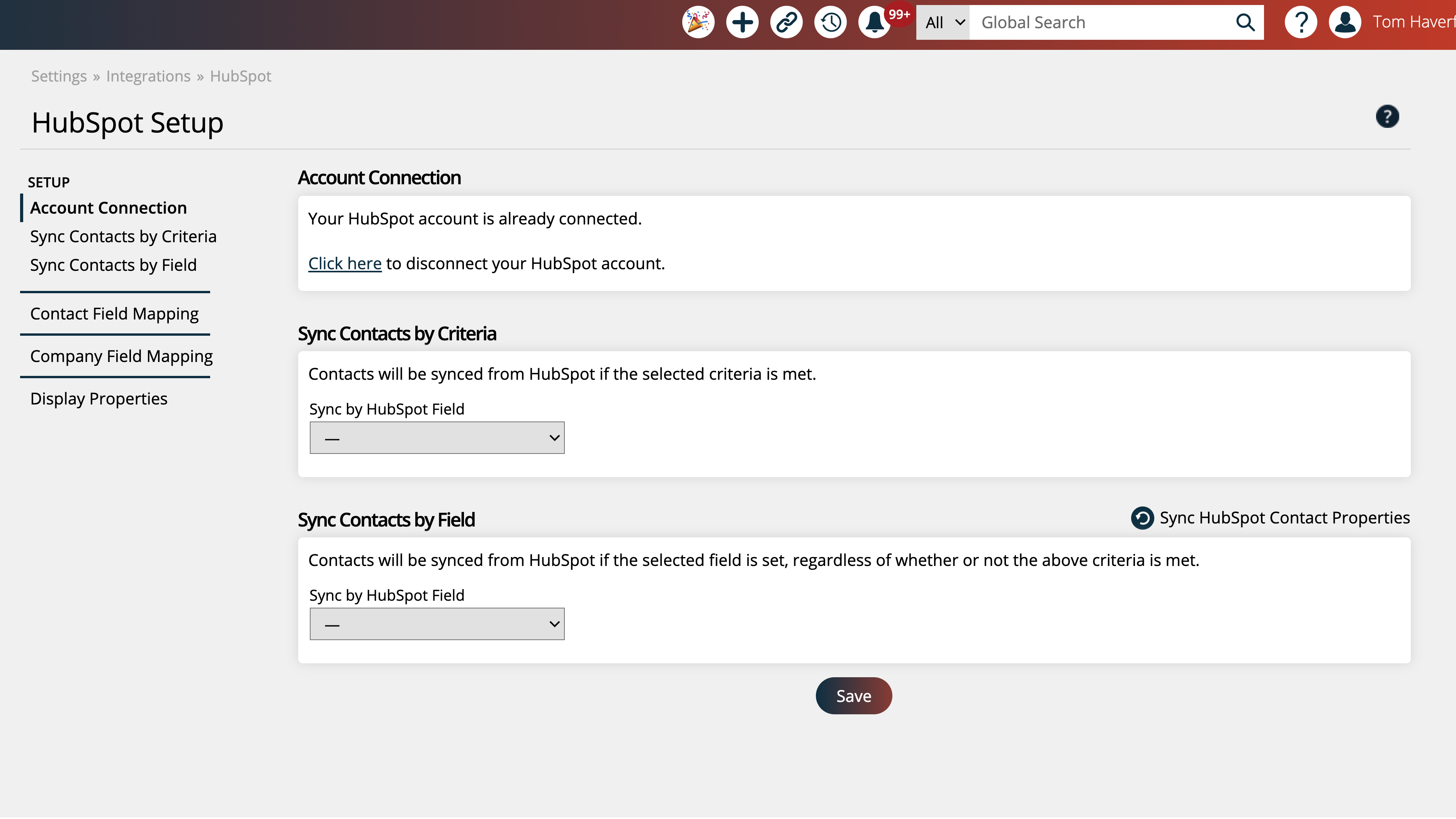Aysling/HubSpot Integration Setup and Data Sync Criteria