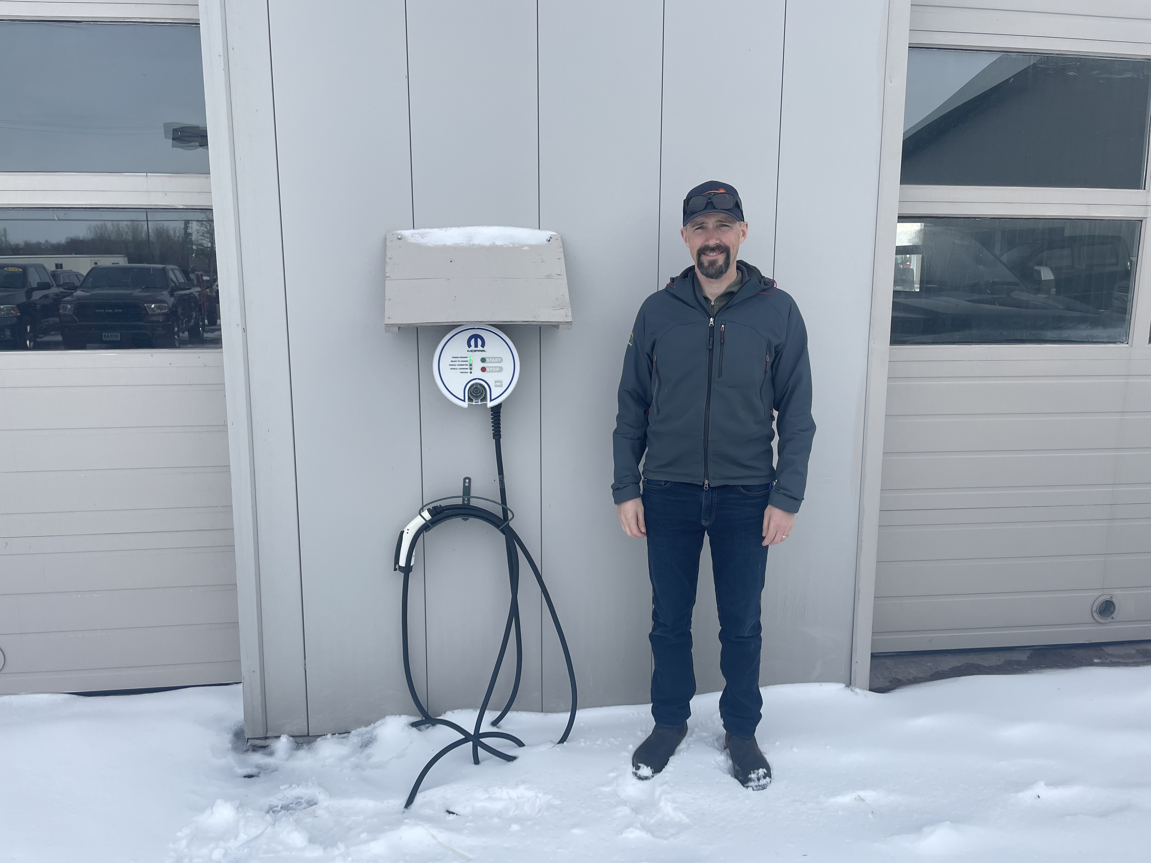 Paul w EV Charger