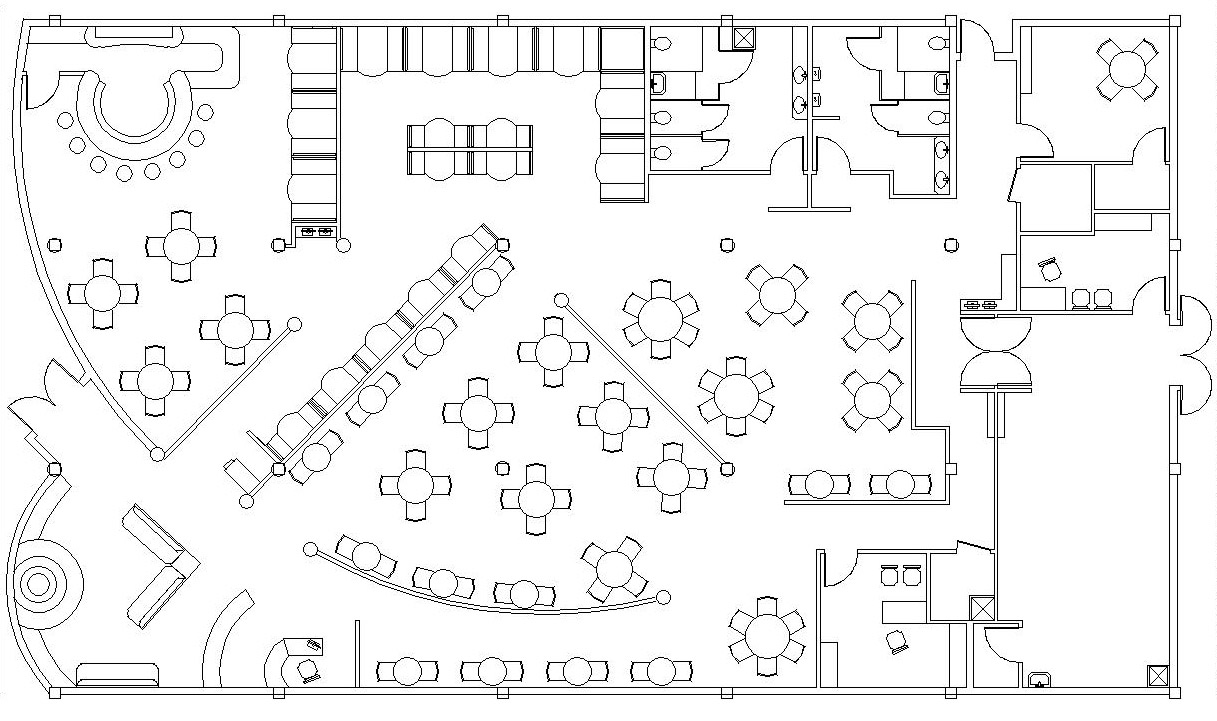 restaurant floor plan layout